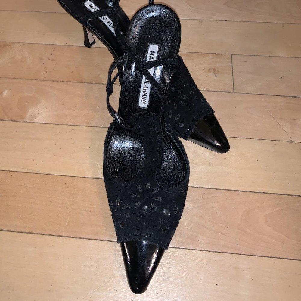 Manolo Blahnik Black Heels